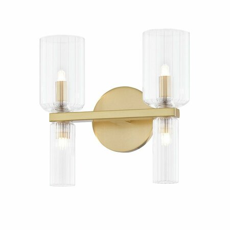 MITZI 4 Light Bath Bracket H384302-AGB